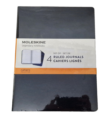 Moleskine Legendary Notizbuch 4er Set linierte Zeitschriften 25 x 19 cm UVP 25£