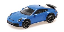 Minichamps 1/43 PORSCHE 911 DAKAR BLUE 2022 Diecast Model - 410062072