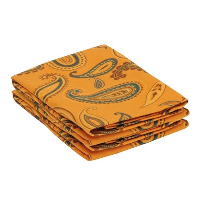 Flannel Pillowcase Set, King, Paisley Pumpkin