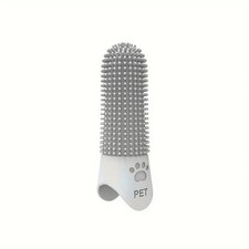 Soft Silicone Dog Cat Finger Toothbrush 360 Degree Pet Teeth Cleaning Brush