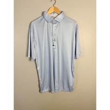 Collars Co Mens XL Blue Relaxed Polo Shirt