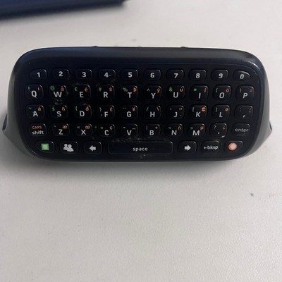Microsoft Xbox 360 Chatpad Blk QWERTY Keyboard Controller Attachment X852479-001
