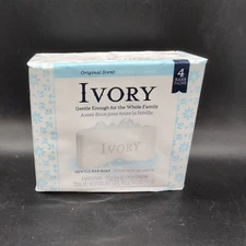 Ivory Original Scent 4 Count 4.0 oz Bar Soap