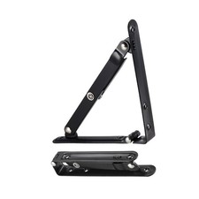 3 Pack 5.91"x5.91" Folding Shelf Bracket Carbon Steel Collapsible L Bracket