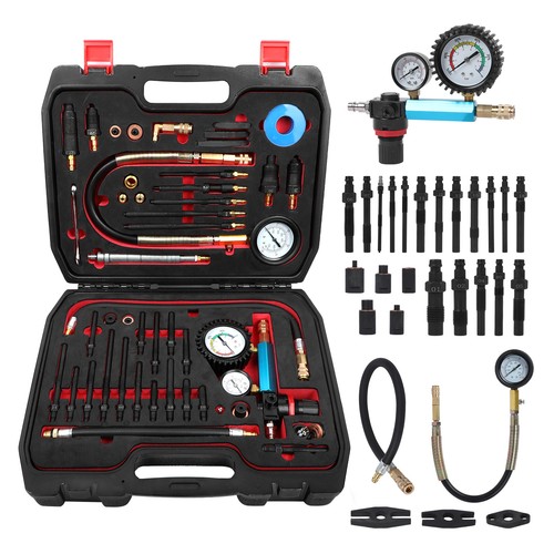 Compression Tester for Gasoline, Diesel Engines, Passenger Cars, Trucks, Measuring Instruments, Pressure Loss, Test Kit, Measuring Device, Universal and Motors, Motors, Compression, Automotive Kit