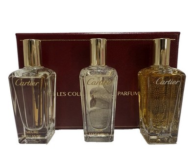 Cartier Perfume Gift Set Pur Magnolia, L'Heure Diaphane, Oud and