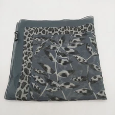 Cejon Gray Pattern Square Scarf 20"