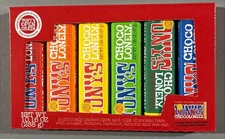 Tony's Chocolonely Bar Chocolate Mixed Rainbow Variety Sampler 10.16oz Pack Of 1