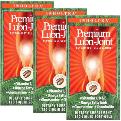 Nature s Secret Inholtra Premium Lubri-Joint 120 Softgels Each (Pack of 3)