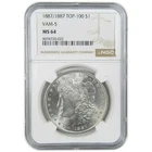 1887/1887 VAM-5 Doubled Date Morgan Silver Dollar MS 64 NGC SKU:I27563