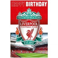 Liverpool Fc - 3D & Lentikular-Geburtstagskarte, Karton (TA13840)