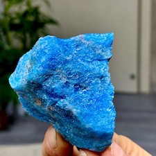 79G Natural Rare Blue Apatite  Quartz Crystal blocky Mineral Specimen