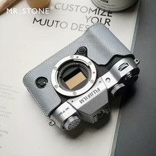 Genuine Leather Camera Bag Case Protect Cover Belt For Fujifilm XT50 Fuji X-T50