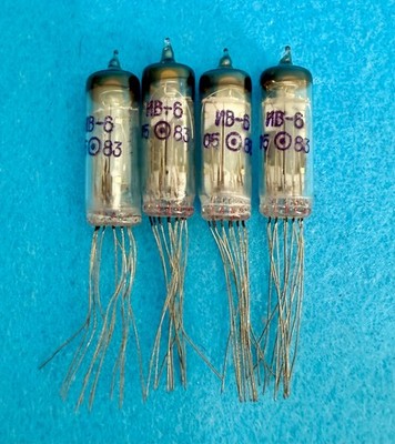 Lot 15 pcs IV-6 IV6 ИВ-6 Nixie indicator tubes New Same date