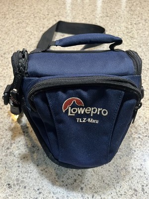 LOWEPRO TLZ MINI CAMERA CASE TOP LOADING BAG ZIPPERED POCKETS ADJUSTABLE STRAP