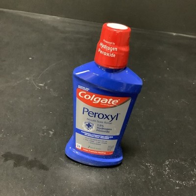 Colgate Peroxyl Mouth Sore Rinse 1.5 Hydrogen Peroxide, Mild Mint 8.45 fl.oz