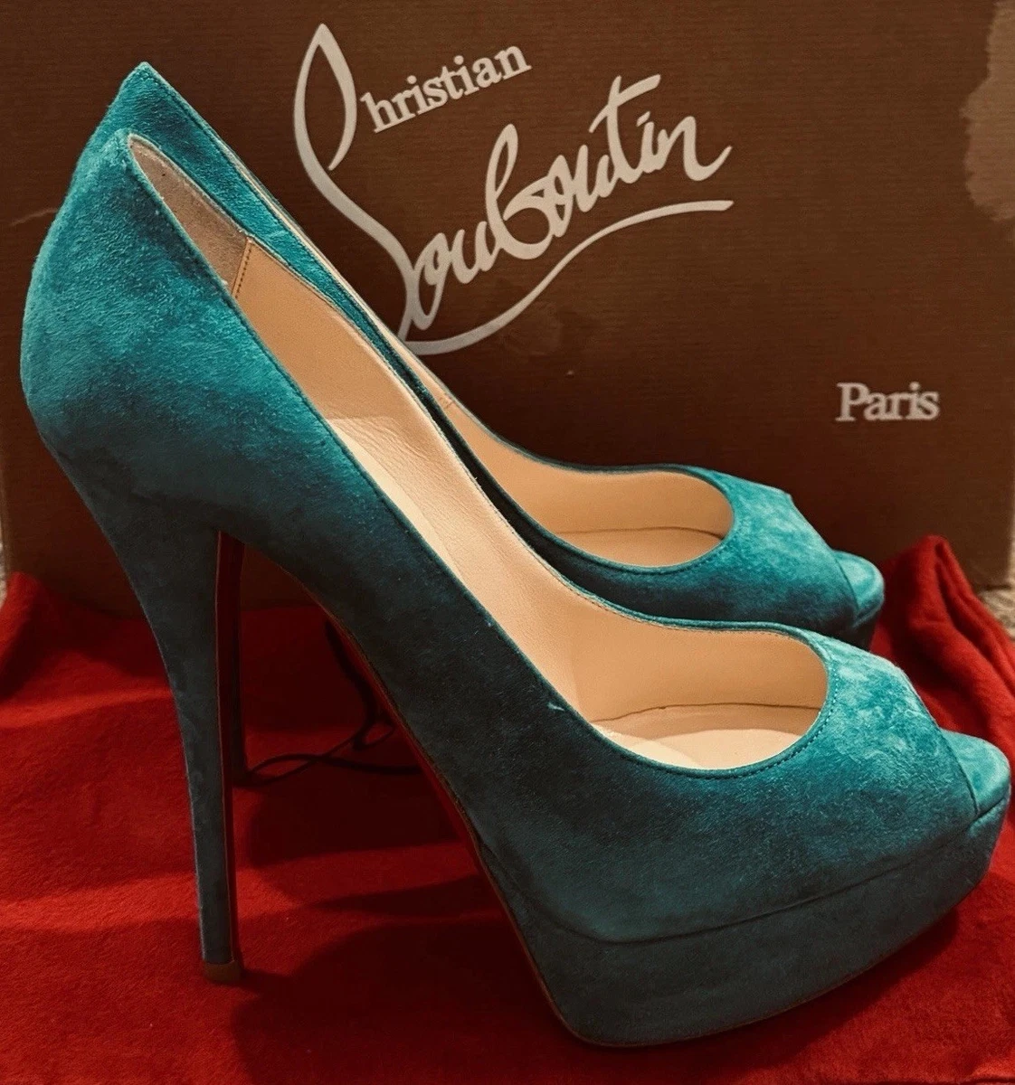 Christian Louboutin Blue Stiletto Heels for Women for sale | eBay