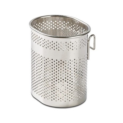 Silverware Drying Basket, Very Small Oval Utensil Holder for Dish Rack