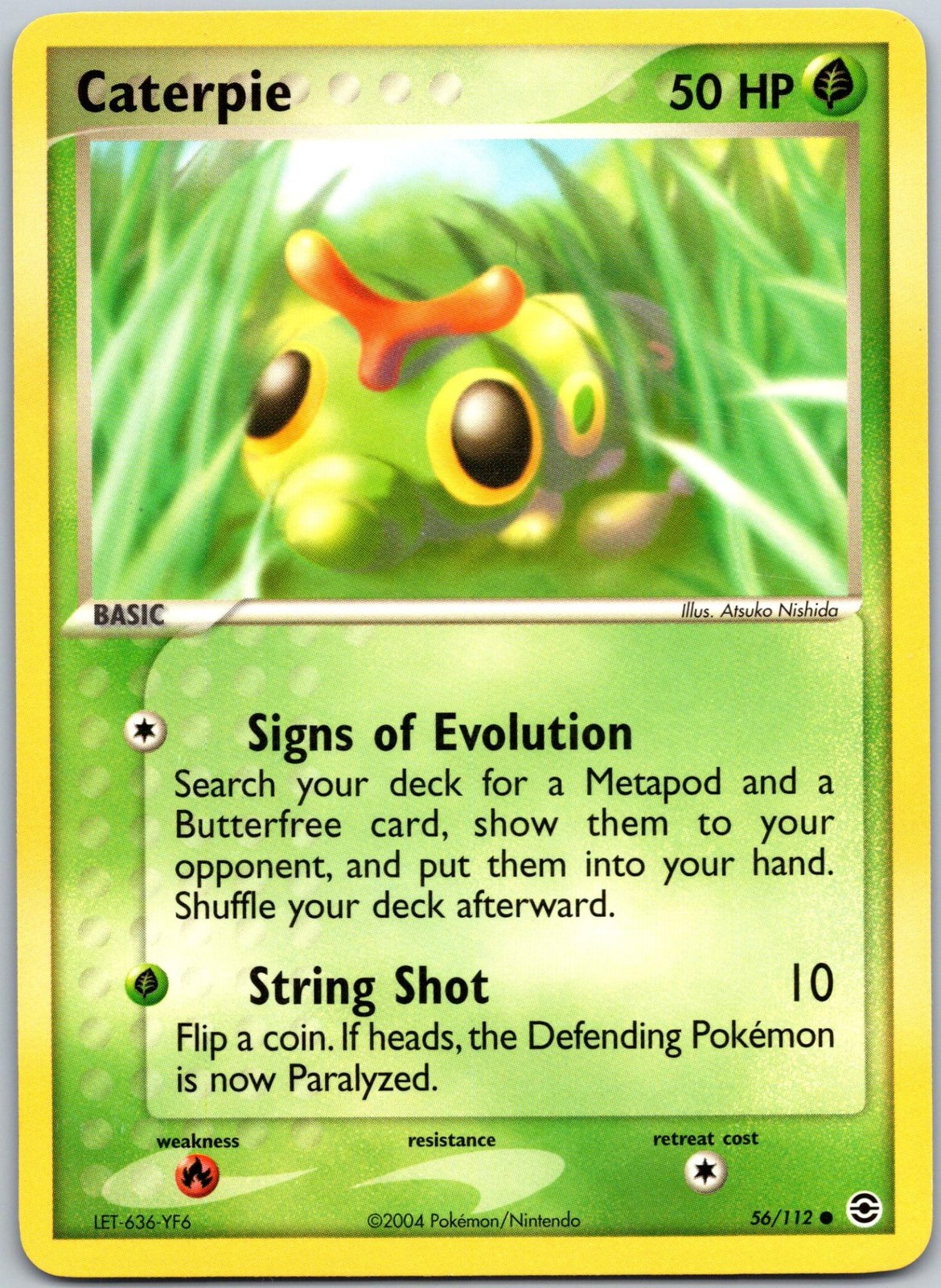 Caterpie 56/112 Common FireRed & LeafGreen NM