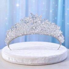Swarovski zirconia Bride Wedding Crown tiara