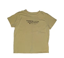 Taylor Swift 1989 Screaming Crying Perfect Storms Baby Tee Shirt size XL