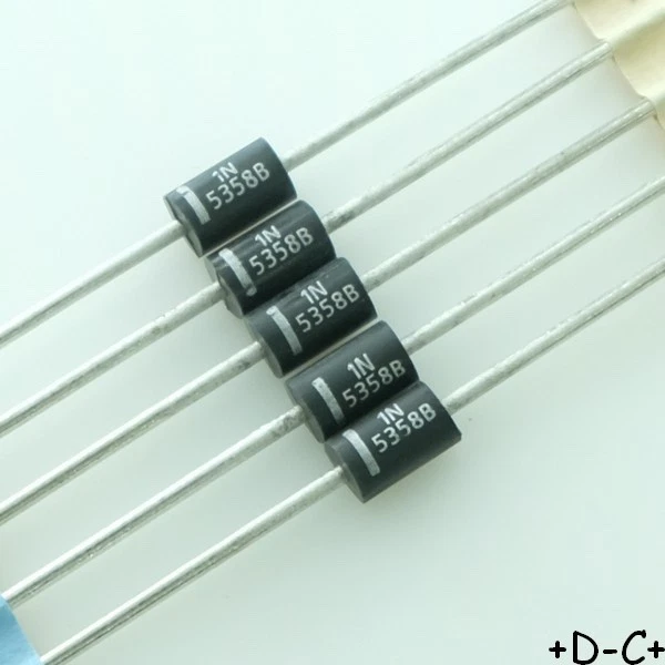 DIOTEC SEMICONDUCTOR 1N5358B Diode Zener 22V 5W DO-201 Diotec (lot de 5)
