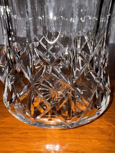 Royal Brierley Crystal "ASCOT" Water Juice Jug Pitcher - Flat Bottom 6”Tall - Picture 14 of 18