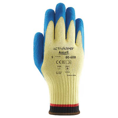 Ansell 80-600 Cut-Resistant Coated Gloves,  Cut Level A2 , Dipped , Latex ,
