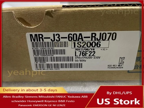 1PC New In Box Mitsubishi MR-J3-60A-RJ070 AC Servo Drive Fast Shipping