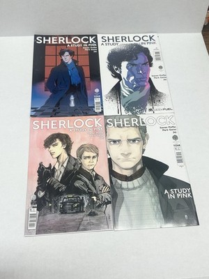 Sherlock A Study in Pink # 1-4  TITAN Comics 2016