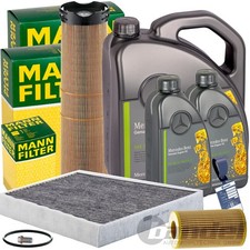 MANN INSPEKTIONSPAKET+7L ORIGINAL 5W30 &Ouml;L passend f&uuml;r MERCEDES W/S211 200-20 CDI