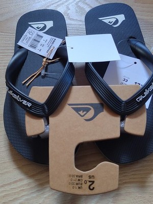 Quicksilver Zehentrenner Sandalen Flip Flops NEU Ovp Größe 33