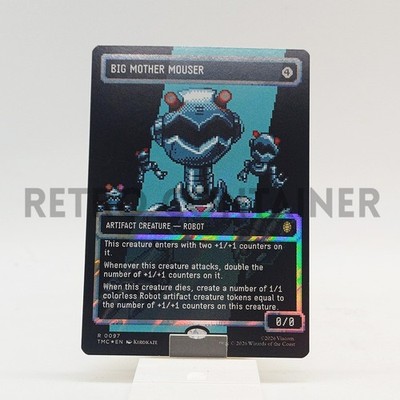 MTG Magic TMC TMNT - 1x EN NM FOIL 0097 R Big Mother Mouser Showcase