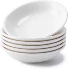 6 Pack 3OZ Ceramic Dip Bowls, Small Serving Dishes for Sauce, BBQ