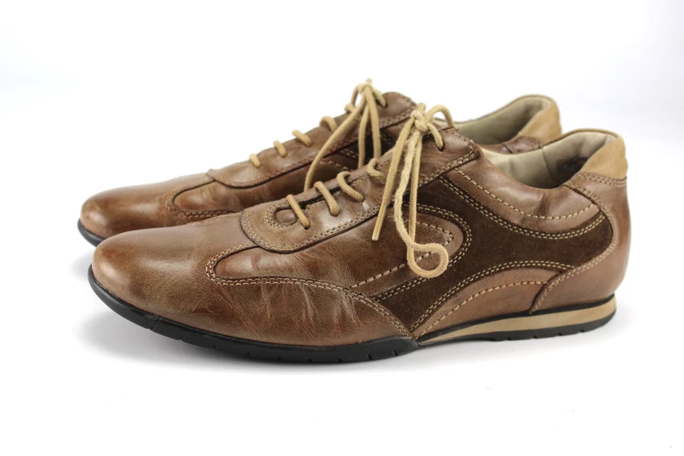 Camel Active Gr.42 Uk.8 Herren Comfort Schnürschuhe Leder Braun TOP  P 23 - Bild 2 von 4