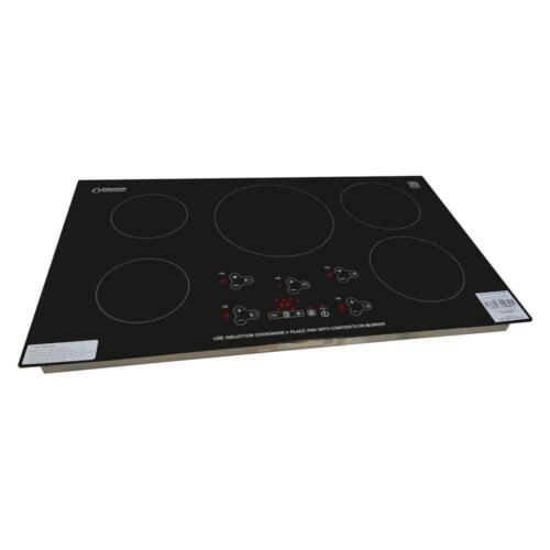 Equator Induction Cooktop 36" 220V 9600W Built-in 5-Elements Glass Top in Black - Picture 2 of 4