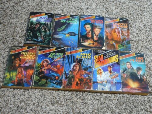Star Commandos lot 1-9 P M Griffin Fine 1st editions - Picture 1 of 4