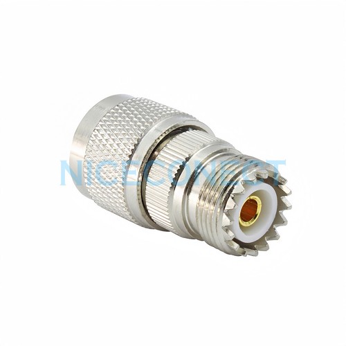 1x Adaptador recto UHF PL-259 macho enchufe a UHF SO-239 hembra para walkie talkies - Imagen 5 de 6