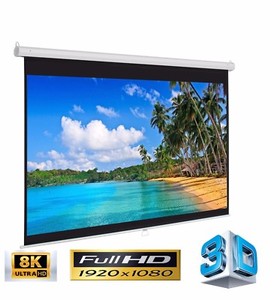 1 In Beamer Leinwand 16 9 Hd Tragbar Doppelseitigen Projektorleinwand Beamer Ebay