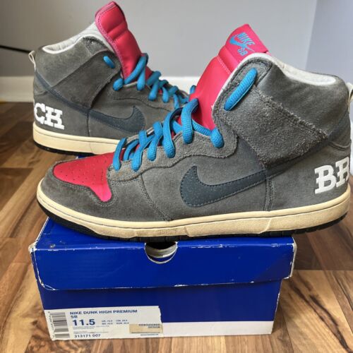 Size 11.5 - Nike Dunk Premium SB High Brain Wreck - Picture 3 of 10