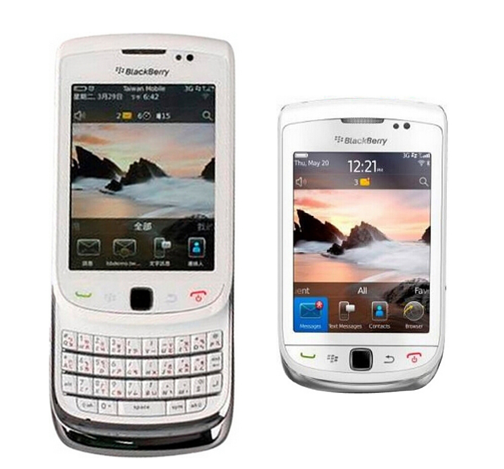 BlackBerry - BlackBerry Torch 9800 ホワイトSIMフリー Sim Free Blackberry Torch 9800 - White