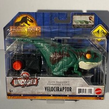  NIB Jurassic World UNCAGED Click Tracker Velociraptor