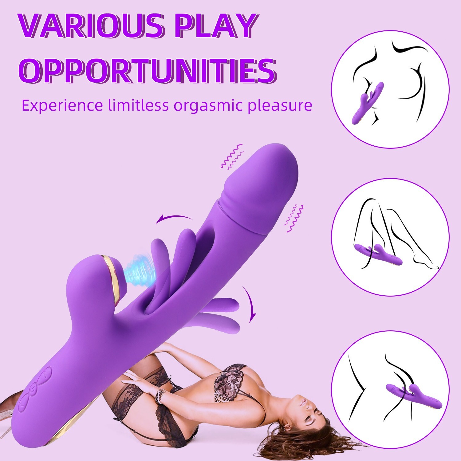 For Women Powerful Personal Bullet Vibrators Waterproof Neck Wand Massagers Toys