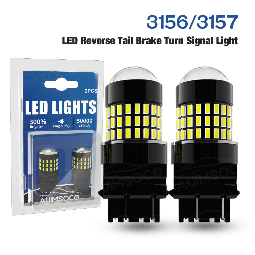 2Pcs 3156 3157 LED Backup Reverse Light Bulbs White for Ford Explorer ...