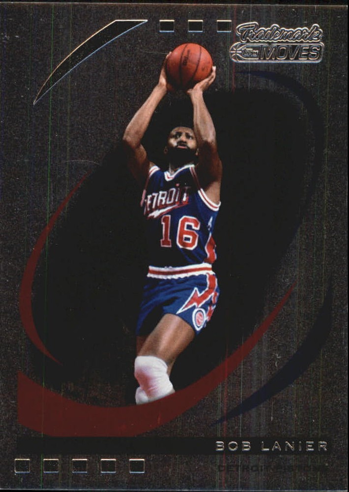 2006-07 Topps Trademark Moves Foil Pistons Basketball Card #100 Bob Lanier /299