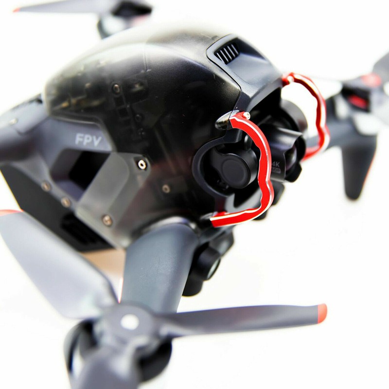 Gimbal Camera Protective Guard Bumpers for DJI FPV Drone - Red