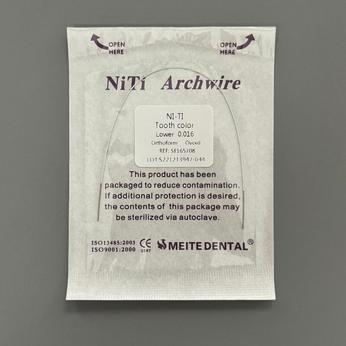 Dental Orthodontic Super Elastic Niti Tooth Color Round Arch Wires Ovoid - Foto 12 di 15