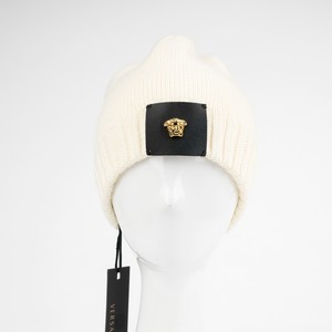white versace hat