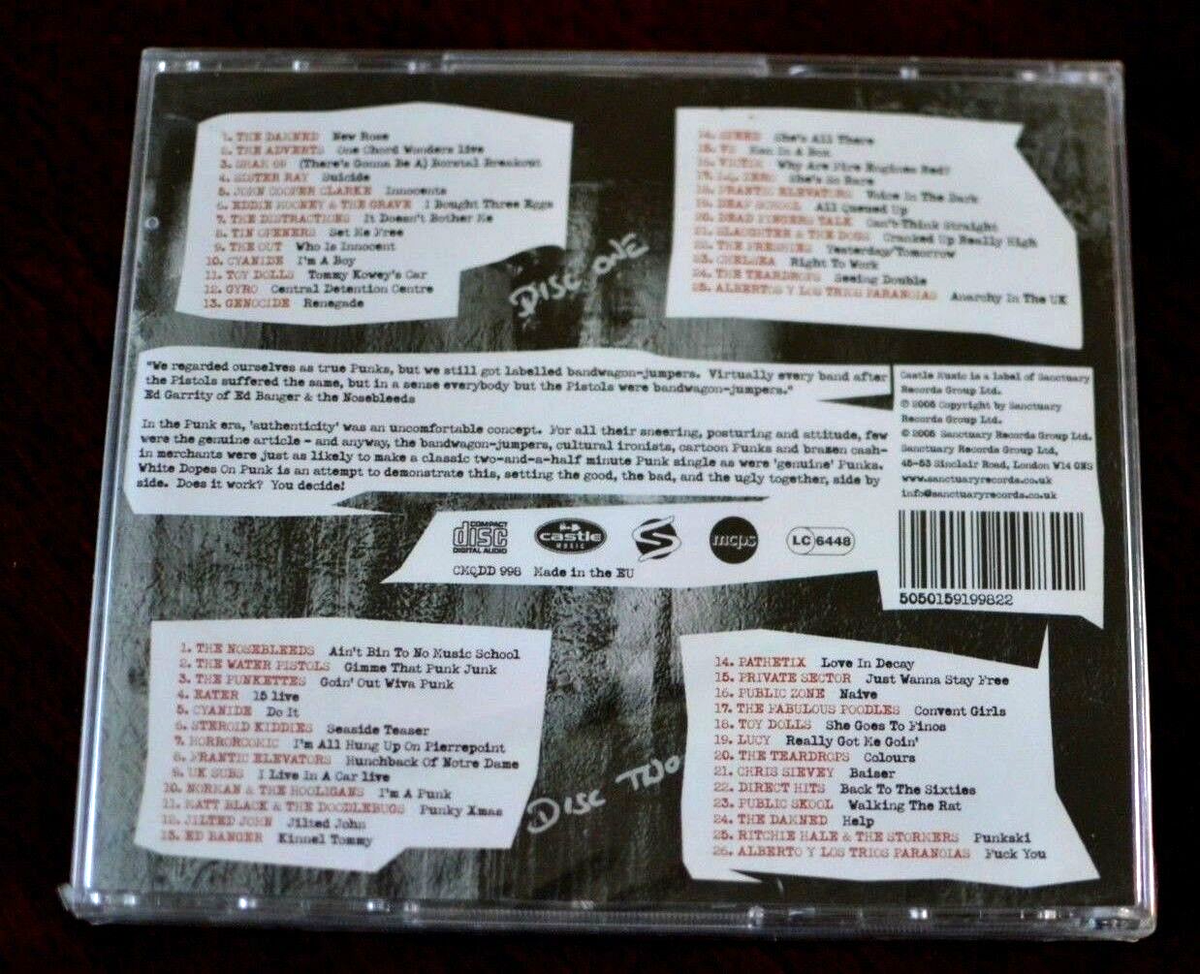 White Dopes on Punk 50 Punk Nuggets & New Wave Rarities / The 