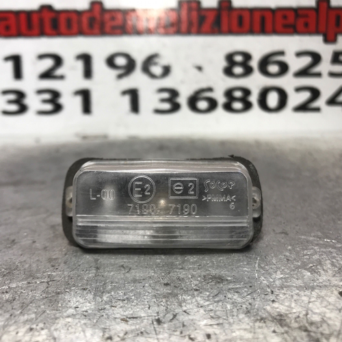 6340A3 kennzeichenleuchte für PEUGEOT PARTNER TEPEE (B9) VTi 98 Mnv